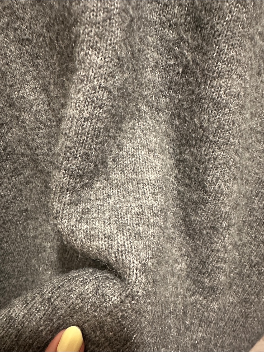 H&M Gray Cozy Oversized Crewneck Sweater - Picture 3 of 3